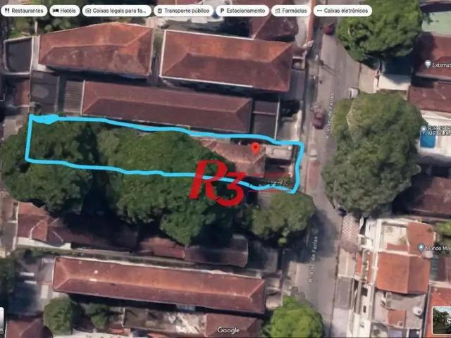 Terreno / Lote para Venda em Santos/SP Campo Grande