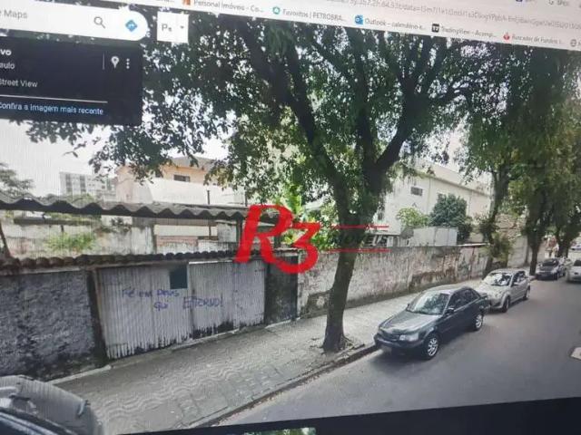 Terreno / Lote para Venda em Santos/SP Embaré