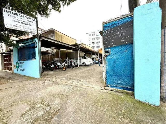 Terreno / Lote para Venda em Santos/SP Embaré