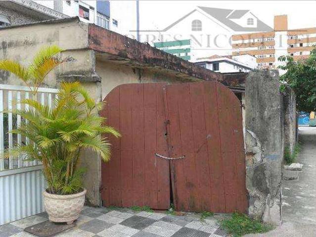 Terreno / Lote para Venda em Santos/SP Encruzilhada
