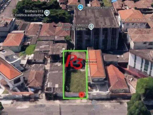 Terreno / Lote para Venda em Santos/SP Estuário