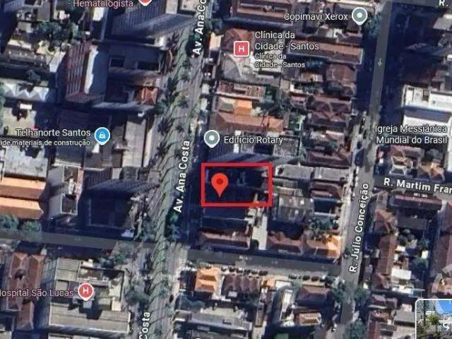 Terreno / Lote para Venda em Santos/SP Gonzaga