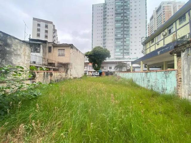 Terreno / Lote para Venda em Santos/SP Gonzaga