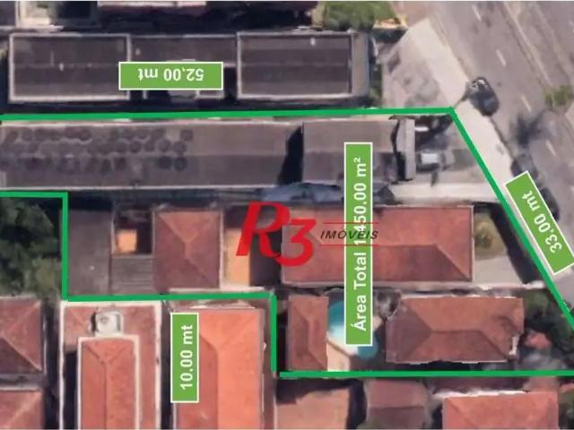 Terreno / Lote para Venda em Santos/SP José Menino