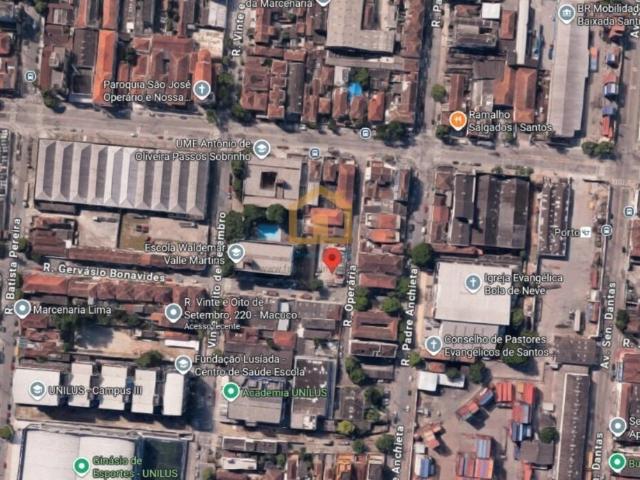 Terreno / Lote para Venda em Santos/SP Macuco