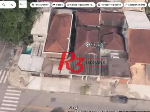Terreno / Lote para Venda em Santos/SP Marapé