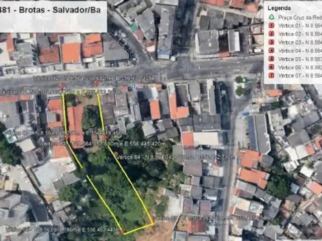 Terreno / Lote para Venda em Salvador/BA Brotas