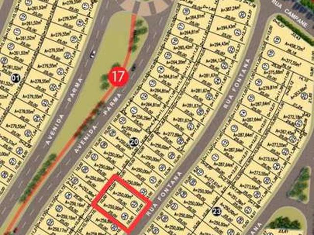 Terreno / Lote para Venda em Senador Canedo/GO Jardins Parma