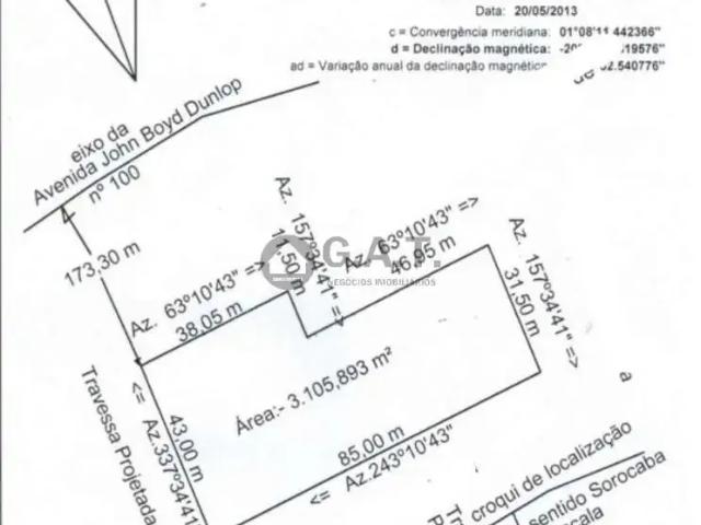 Terreno / Lote para Venda em Sorocaba/SP Éden
