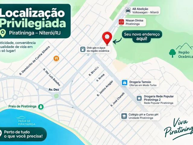 Terreno / Lote para Locação em Niterói/RJ Piratininga