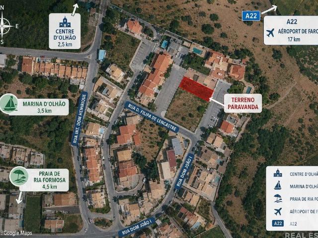 Terreno para construção em Quelfes