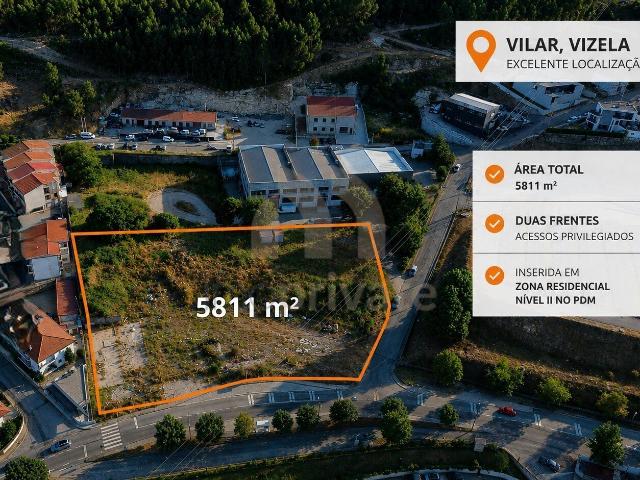 TERRENO PARA CONSTRUÇÃO EM VILAR VIZELA