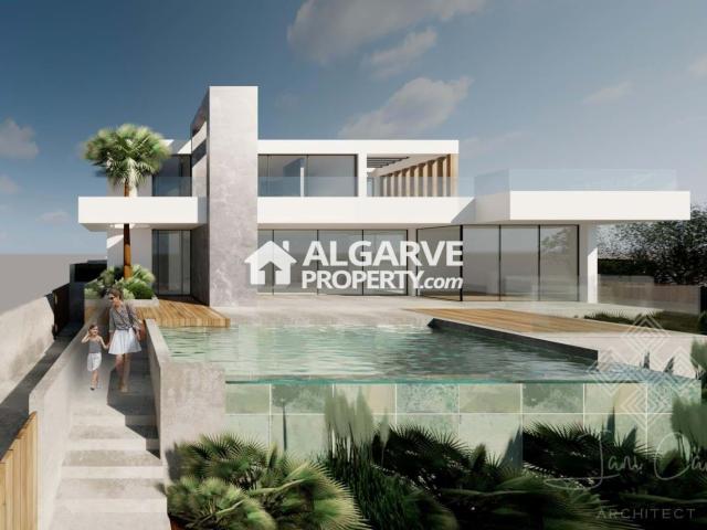 Terreno para construção junto a todas as comodidades, com vistas panorâmicas entre Faro e Loulé