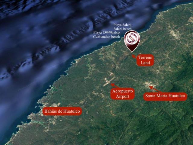 Terreno para desarrollador a 9 minutos de Playa Cuatunalco, 15 minutos del Aerop