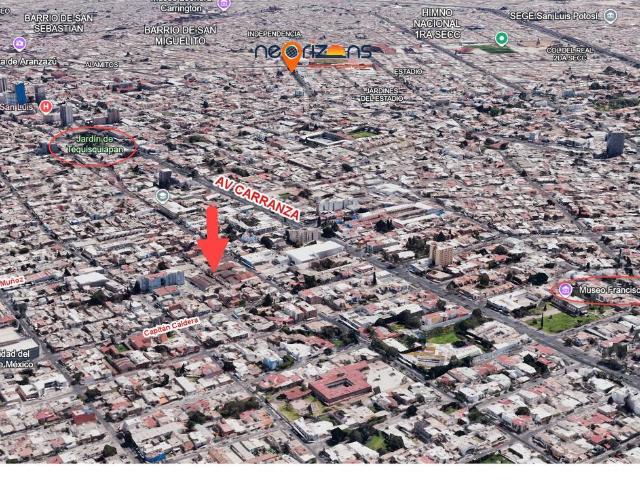 TERRENO PARA TORRE DE DEPARTAMENTOS EN TEQUIS SLP