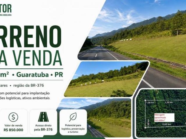 Terreno para Venda • 360.000 m² • Guaratuba PR