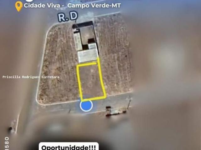 Terreno para Venda em Campo Verde, Cidade Viva