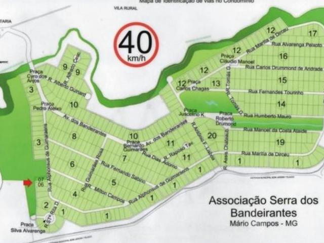 Terreno para venda em Centro, Mário Campos