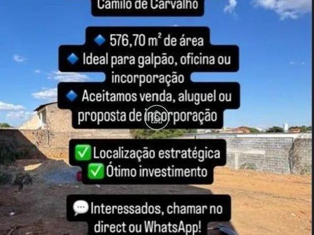 Terreno para venda em Centro, Montes Claros