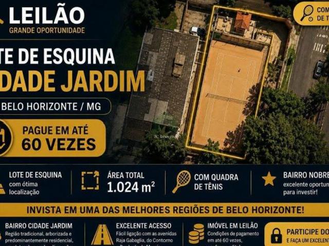 Terreno para venda em Cidade Jardim, Belo Horizonte