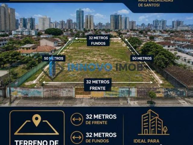 Terreno para Venda em Santos, Vila Mathias