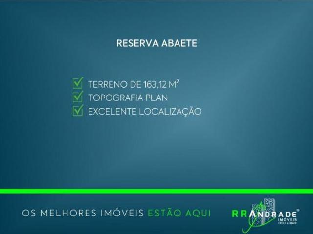 Terreno para venda em Reserva Abaeté de 163.00m²