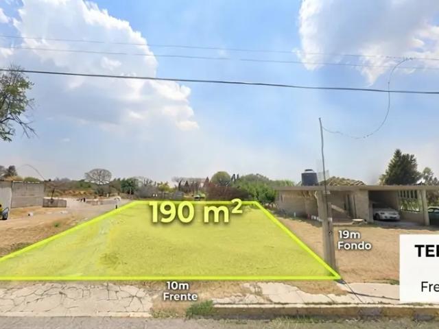 Terreno Plano de 190 m² en Venta – Centro de San Lucas Tlacochcalco, Tlaxcala