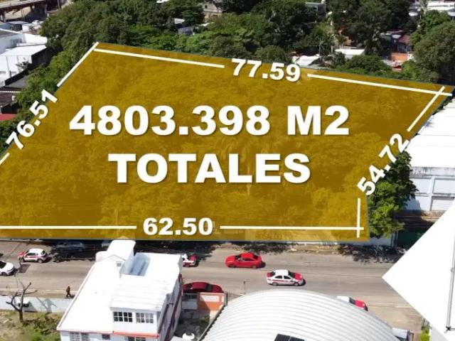 Terreno plano 4,803 m² | av. Transístmica Coatzacoalcos | fr
