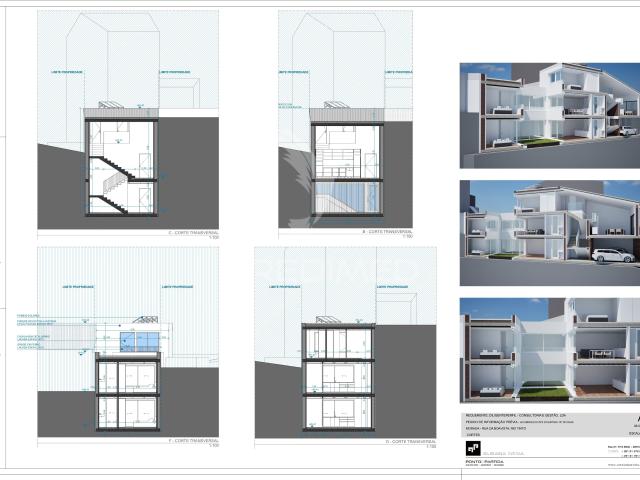 TERRENO PROJETO APROVADO 3 Apartamentos Rio Tinto ao Metro Gondomar