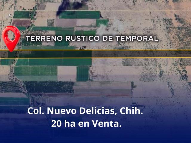 TERRENO RUSTICO DE TEMPORAL EN VENTA 20 ha