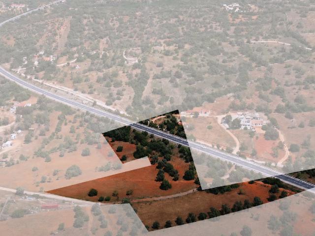 Terreno rústico localizado em Gateiras em Tunes, com uma área total de 14880m²