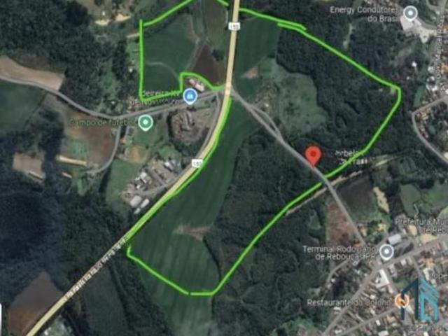 Terreno rural com área de 522.720 m² 52 hectares, 3 minutos do centro, Rebouças PR