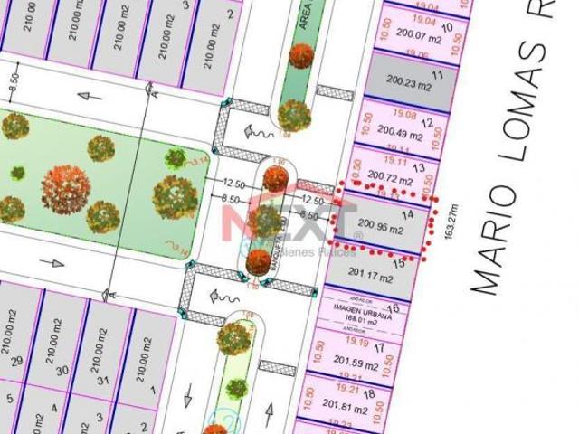 Terreno Residencial al Norte 200.95 mts LUCERNA