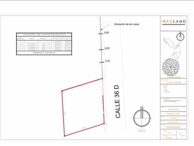 Terreno Residencial Benito Juarez nte