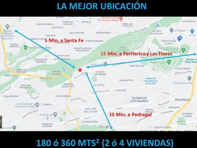 Terreno residencial en venta en Lomas de las Aguilas