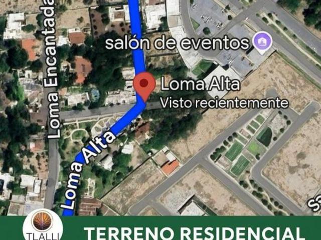TERRENO RESIDENCIAL LOMA BLANCA A UN LADO DEL CLUB CAMPESTRS