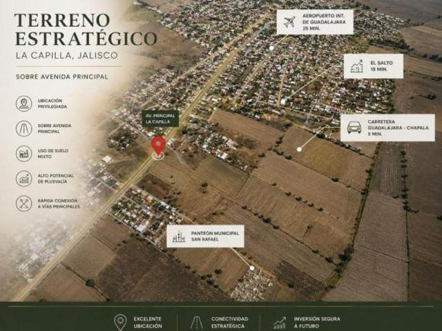 Terreno Suelo Mixto en Venta sobre Avenida principal en La Capilla 17HECTÁREAS