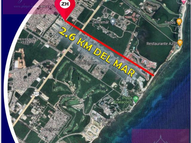 Terreno Sevilla, El Encuentro, Playa del Carmen