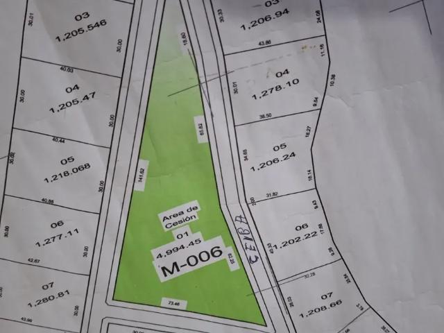 Terreno ubano superficie 1,834 m2 Residencial Campre Buenos Aires