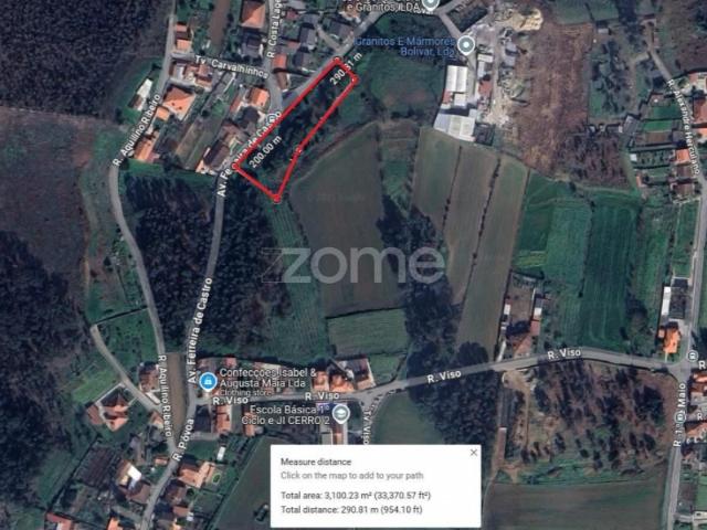Terreno Urbano com 3.100 M2 em Guidões Trofa