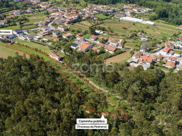 Terreno urbano em Caldas de São Jorge Área de 3.462 m2