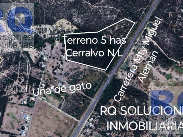Terreno VENTA comercial, industrial Ceralvo Nuevo Leon