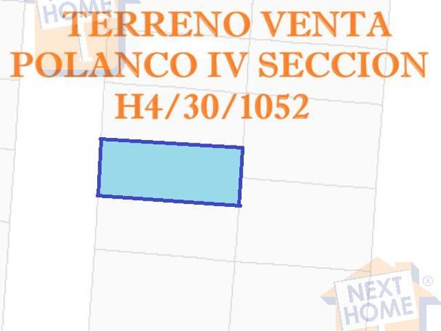 TERRENO VENTA POLANCO IV SECCION