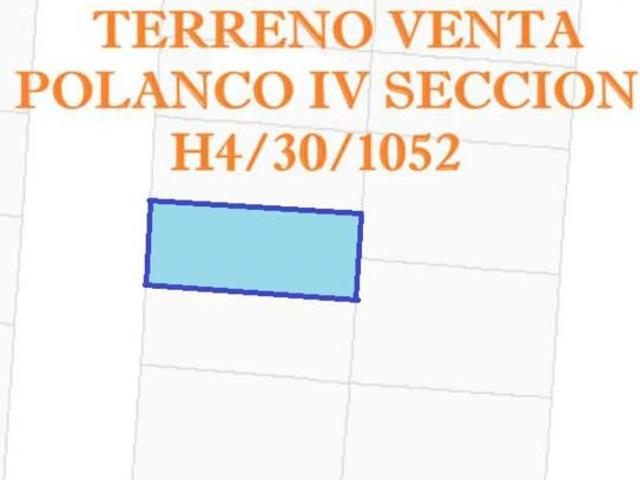 TERRENO VENTA POLANCO IV SECCION