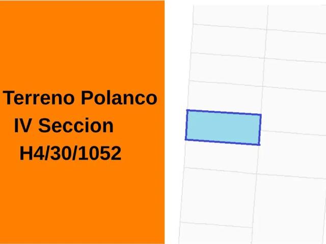 TERRENO VENTA POLANCO IV SECCION