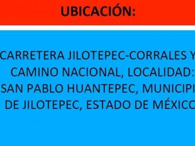 Terreno Venta San Huantepec, Carr. Jilotepec Corrales