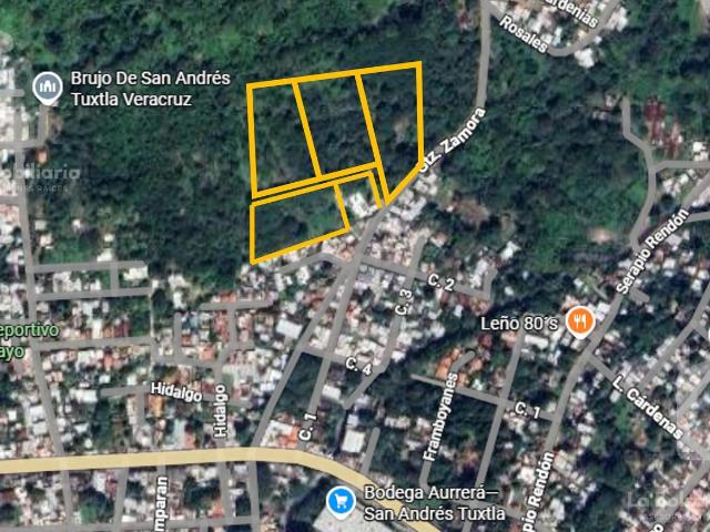 Terreno Zona Urbana en San Andr?s Tuxtla