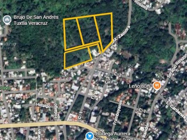 Terreno Zona Urbana en San Andrés Tuxtla