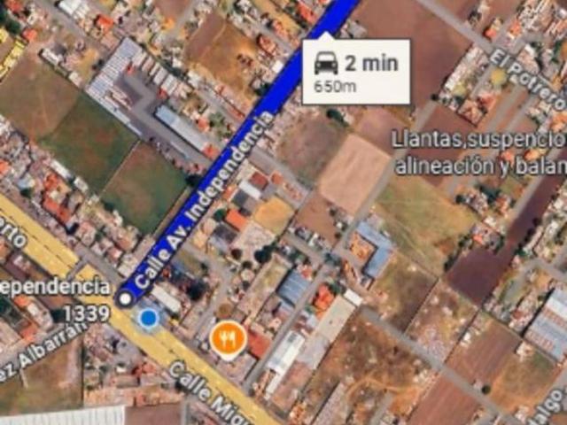 Terreno 1500 m2 en San Nicolás Tolentino