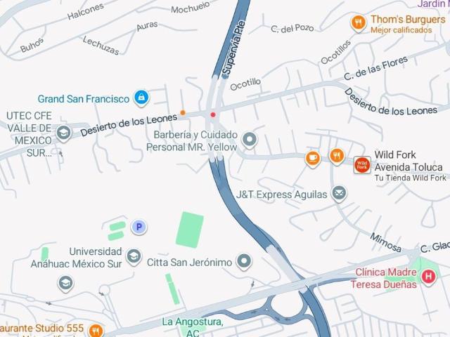 TERRENO 1750m2 EN AV. TOLUCA CON RAPIDO ACCESO A SUPERVIA